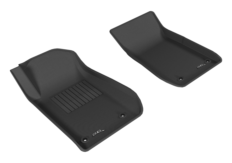 Chevrolet SS Floor Mats - Front - 3D MAXpider - Kagu - Gray - `14-`17